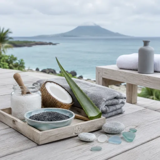 Serene coastal luxury at the Hamilton beach villas and spa in Nevis