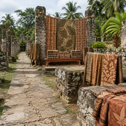 The Caribelle Batik workshop at Romney Manor: where art survives among the ruins