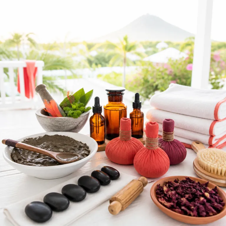 Spa hotels in Nevis: volcanic hot springs, garden treatments, and the healers who know the island