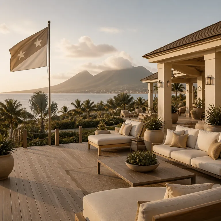 How the St Kitts flag shapes a refined island stay in Saint Kitts and Nevis